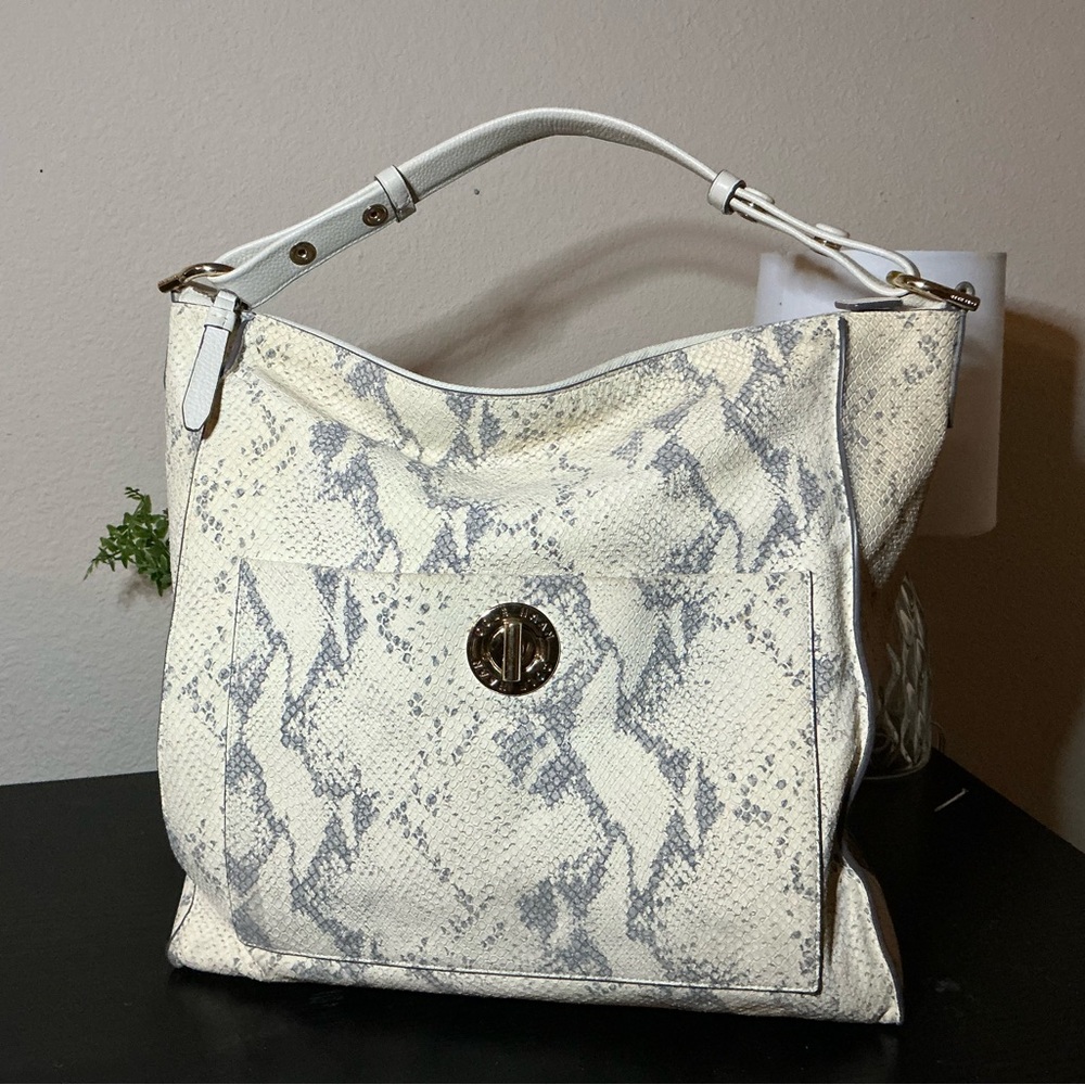 Cole Haan Leather Turlock Snake Bag